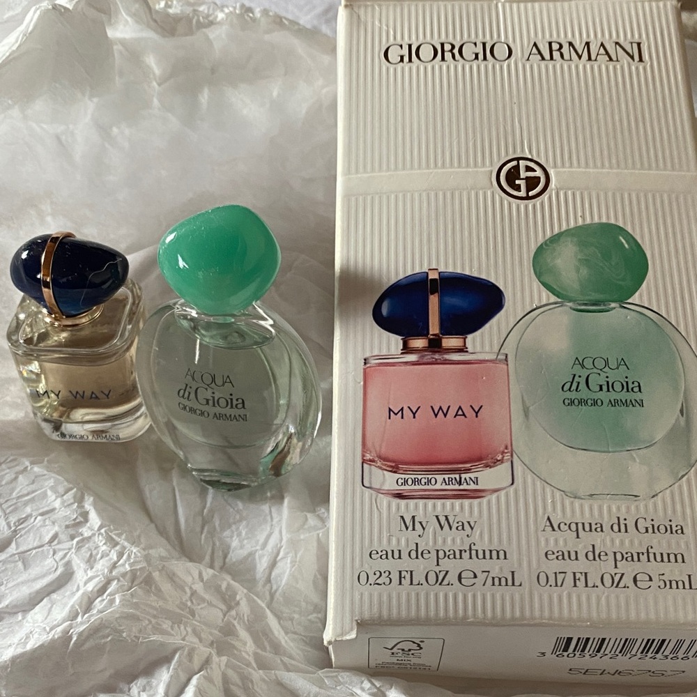 Giorgio Armani My Way and Acqua di Gioia Fragrance Duo